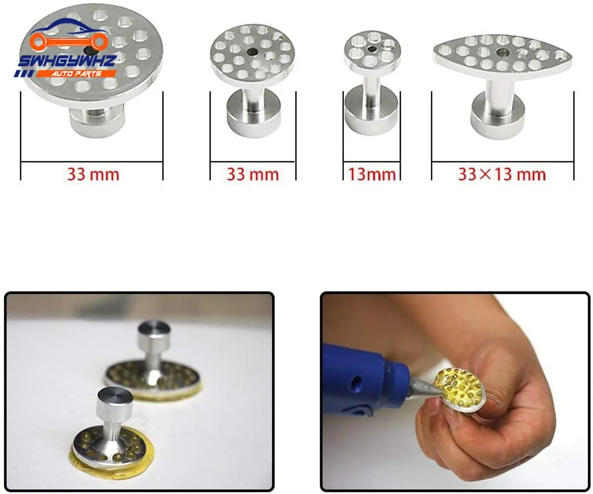 

Paintless Dent Repair Tool Set Glue Puller Tabs Paintless Dent Repair Hail Removal Tool