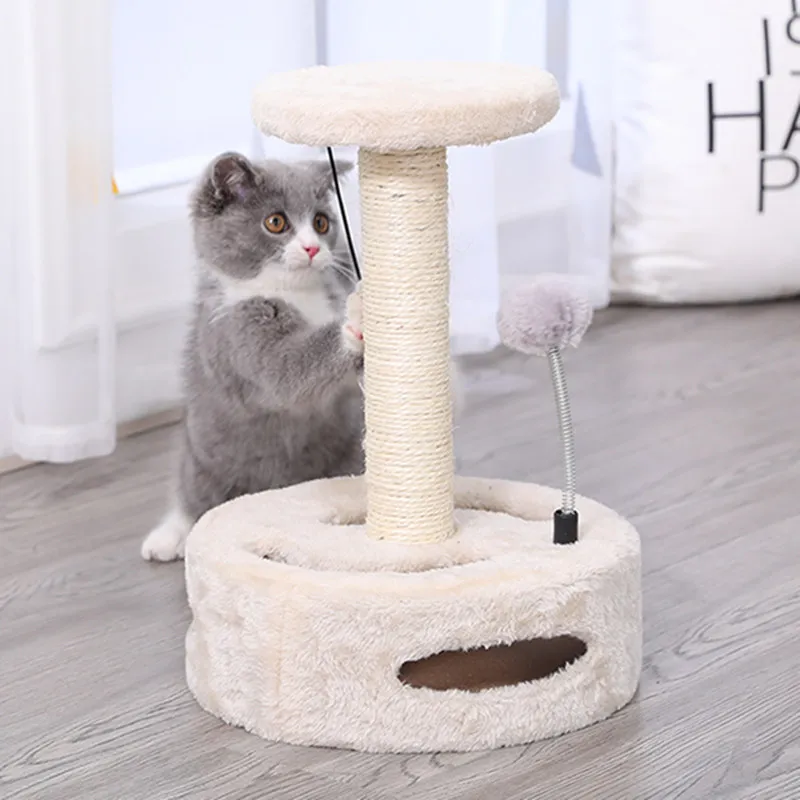 

Cat Scratcher Cat Tree Tower Condo Pet Supplies Furniture Scratching Post for Cats Climbing Frame Ball Toy Accesorios Para Gatos