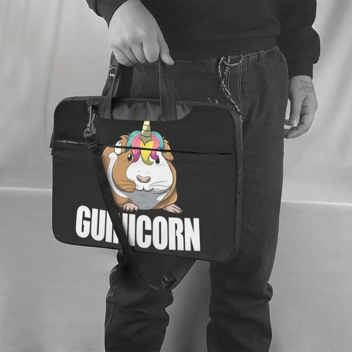 

Guinea Pig Laptop Bag Case Bicycle Crossbody Computer Bag Carry Stylish Laptop Pouch