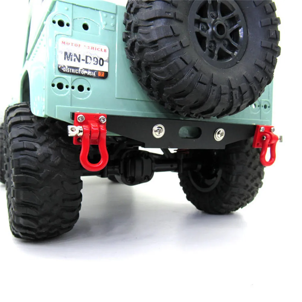 

Shockproof Metal Rear Bumper with Rescue Buckle for MN D90 D91 D99S RC Car Accessories Parts