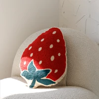 2022 fruit cushion decorative pillow love present soft cute mushroom strawberry pearl sofa chair bedding decorating coussin