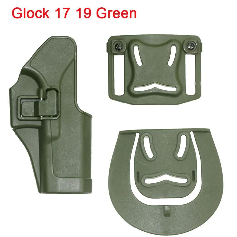 Glock Green Тактический Пистолет Кобура сумка чехол для Glock 17 19 Beretta M9 Кольт 1911 Sig Sauer P226 USP Airsoft кобура для пистолета принадлежности для охоты - Цвет: Glock Green