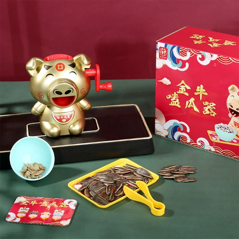 

Sunflower Seeds Peeling Machine Manual Melon Seed Peeler Sheller Nut Cracker Gadget Lazy Child Assistant Shelling Tool 77HD