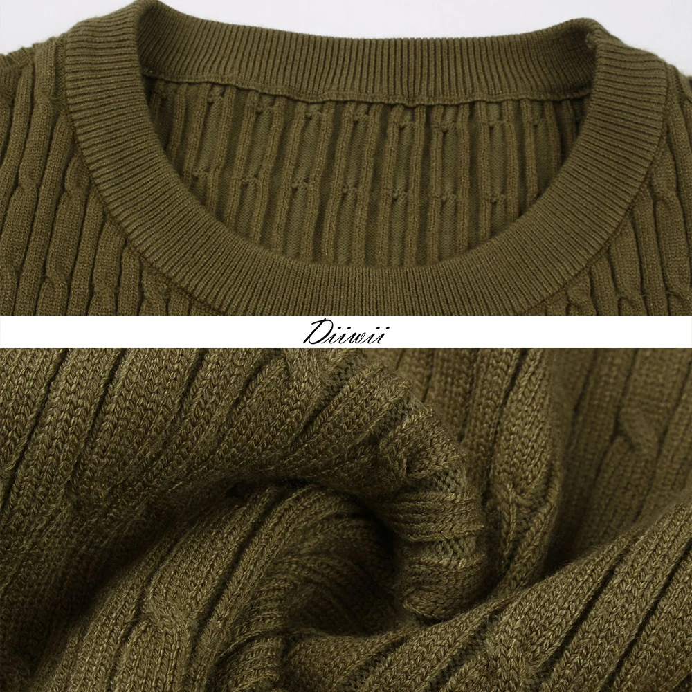 

Diiwii New Style Autumn Winter Office Lady Suit O-Neck Female Sweater Dress Solid Color Two-Piece Caual Women Knitted Skirt