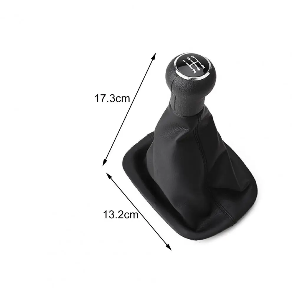 

B5 Gearstick Cover Black Replaceable Leather Gear Shifter Boot Cover for Car