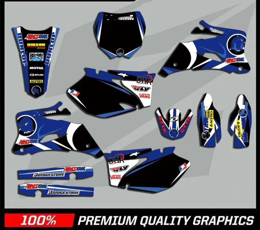 Бесплатные Индивидуальные графические наклейки для мотоциклов украшения Yamaha