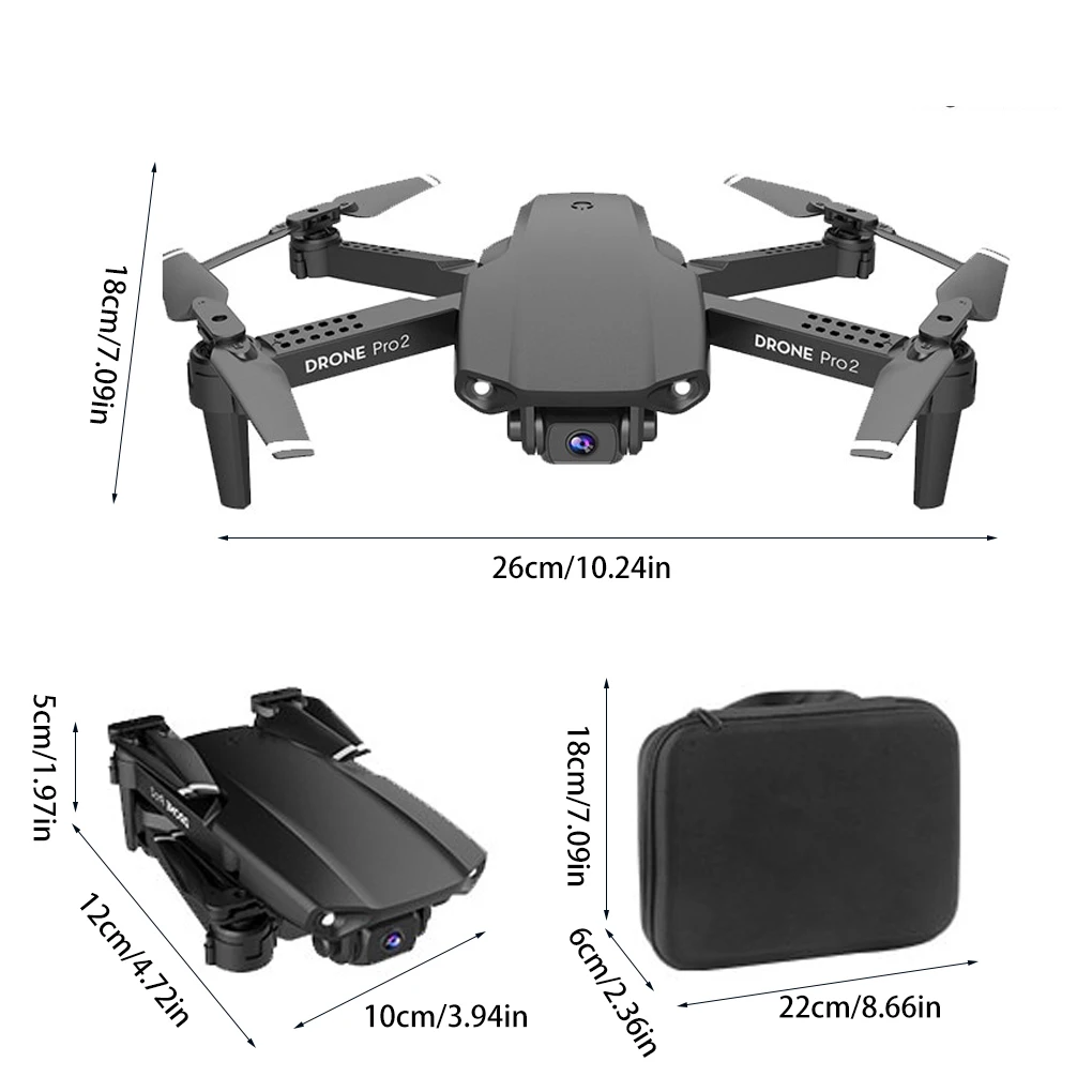 

2021 NEW E99 Pro2 RC Mini Drone 4K 1080P 720P Dual Camera WIFI FPV Aerial Photography Helicopter Foldable Quadcopter Dron Toys