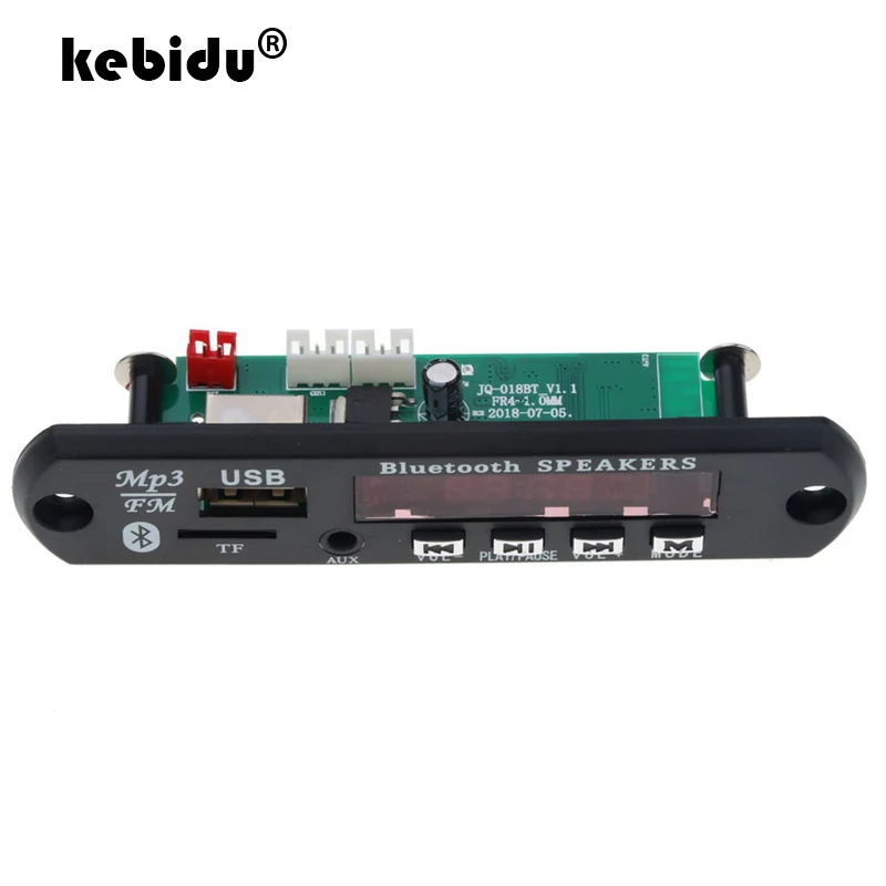 Беспроводная Bluetooth-Колонка kebidu модуль платы декодирования MP3 5-12 В слот для