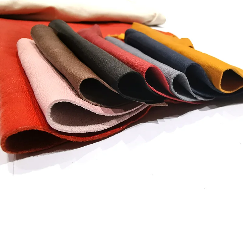 

Whole vegetable Tanning Sheepskin leather Grain Color can be customized full grain environmental protection Free shipping