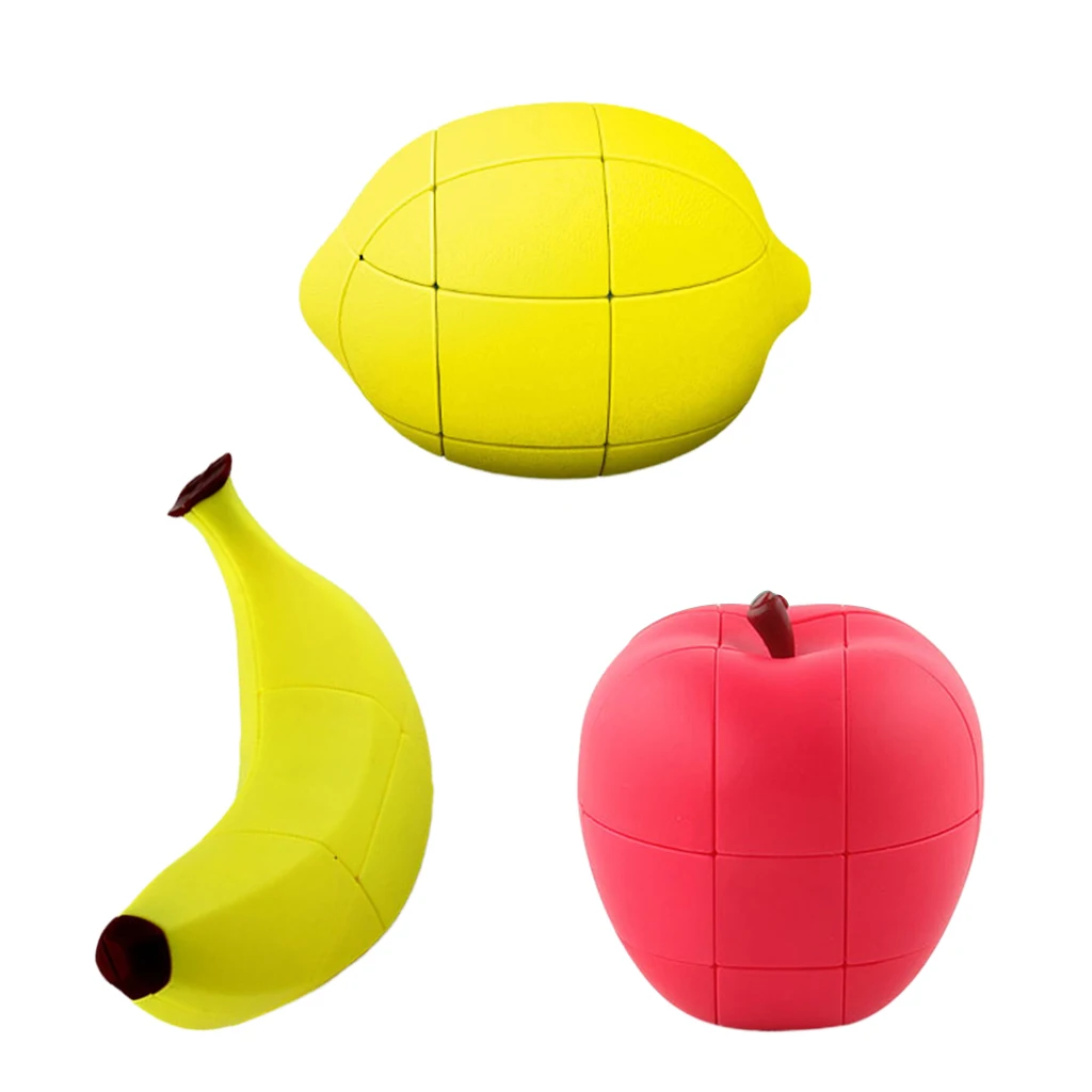 

Fruit Apple Banana Lemon Fun Shape Toy Magic Cube Professional Educational Game