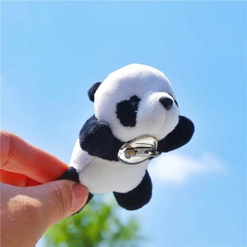 

Cute Panda Doll Brooch Pin Plush Cartoon Women's Brooch Accessories Brooches On Clothes Badges On The Briefcase Hot Sale