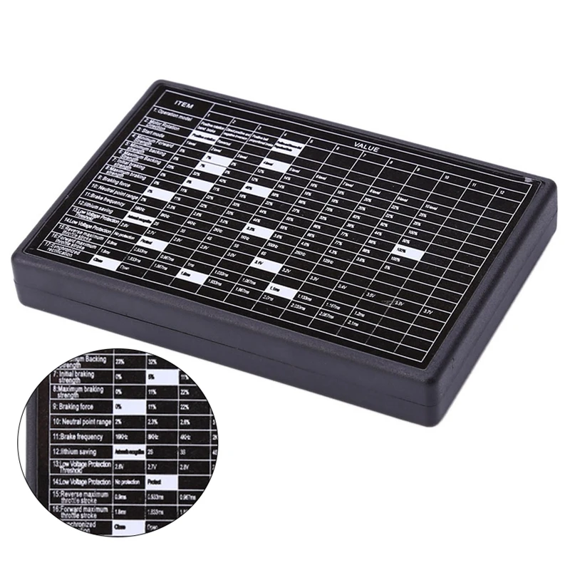 Программирование программатор карты для Rc автомобилей Бесщеточный 60A Esc