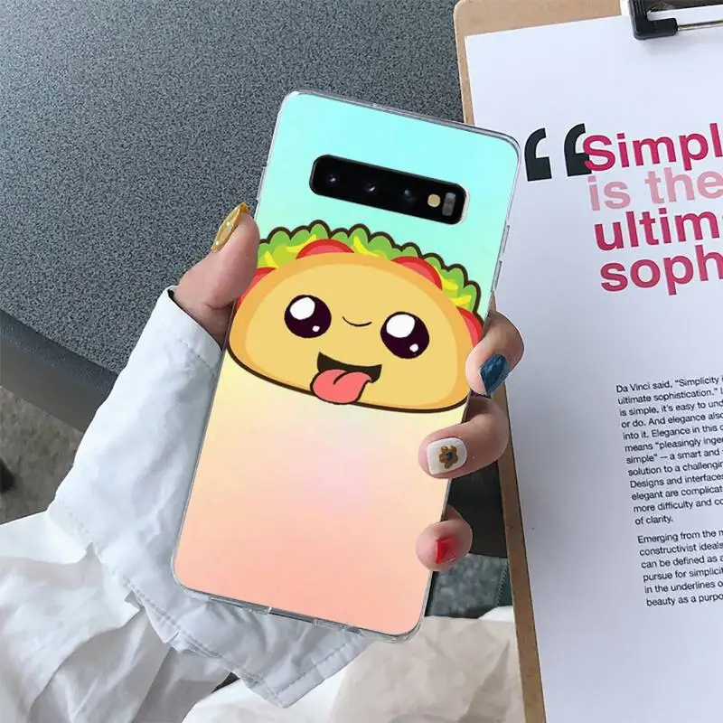 

YNDFCNB Delicious food Phone Case for Samsung S10 S10e S8 S9 Plus S7 Edge Note10 9 8 Soft Transparent TPU cove