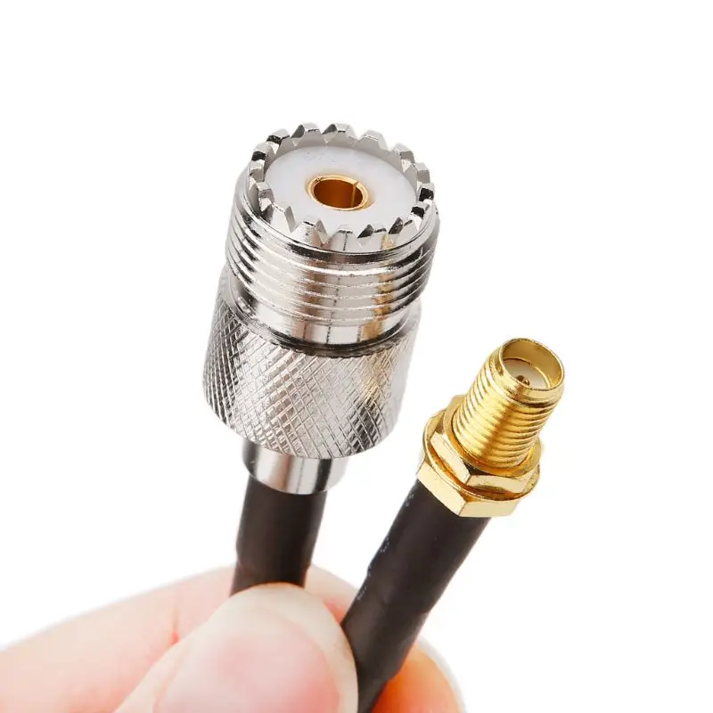 Гнездо SMA в УВЧ SO239 PL259 гнездо RG58 отрезок кабель RF коаксиальные сборные кабели |