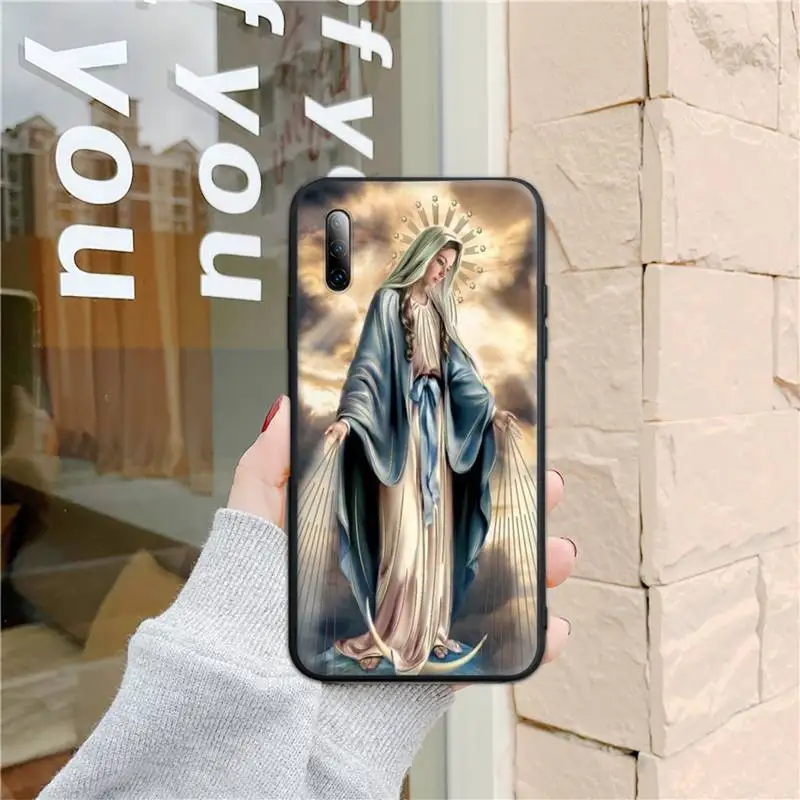

Virgin Mary Christian Christmas Phone Case for redmi note 5 5A 6 7 8 9 Pro Max 10 8T Funda Shell