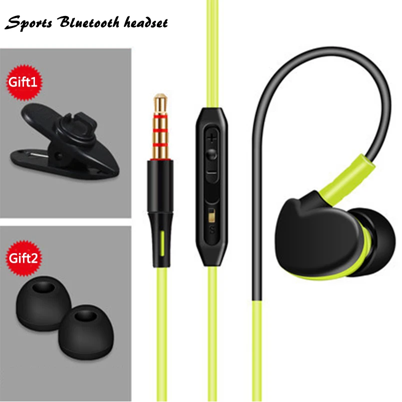 

Wired Earphones Sport headset In ear Deep Bass Stereo Earbuds W/Mic For iphone samsung huawei xiaomi Manufacturers Direct Sale