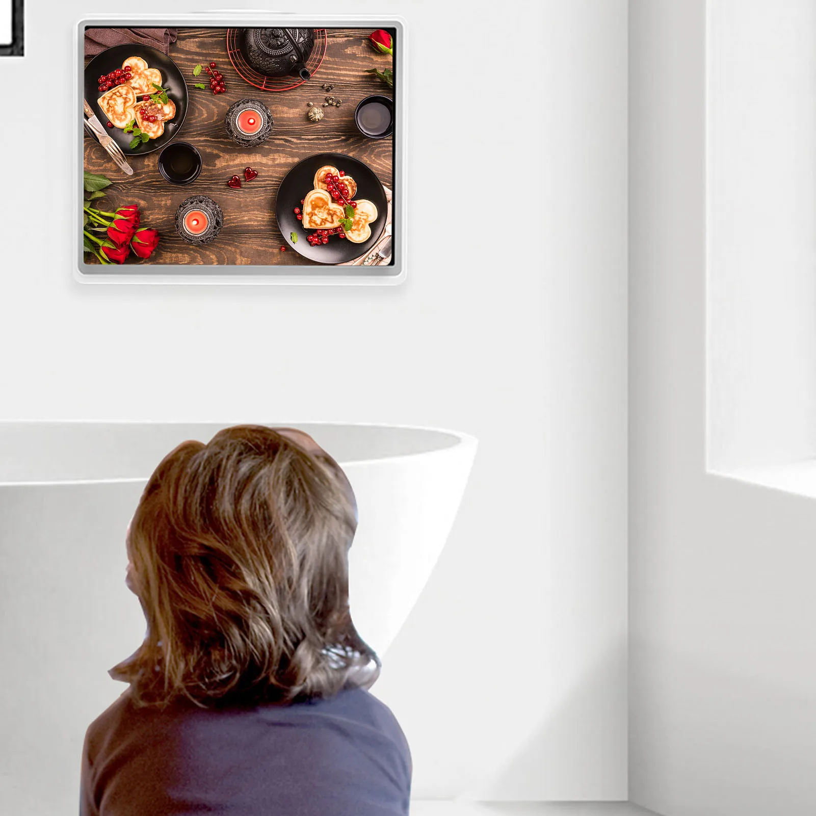 Полки для планшетов в ванную комнату коробка хранения водонепроницаемый