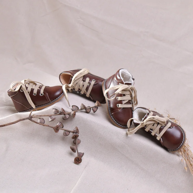 Зимние Детские Ботинки martin ботильоны для маленьких девочек теплые ботинки