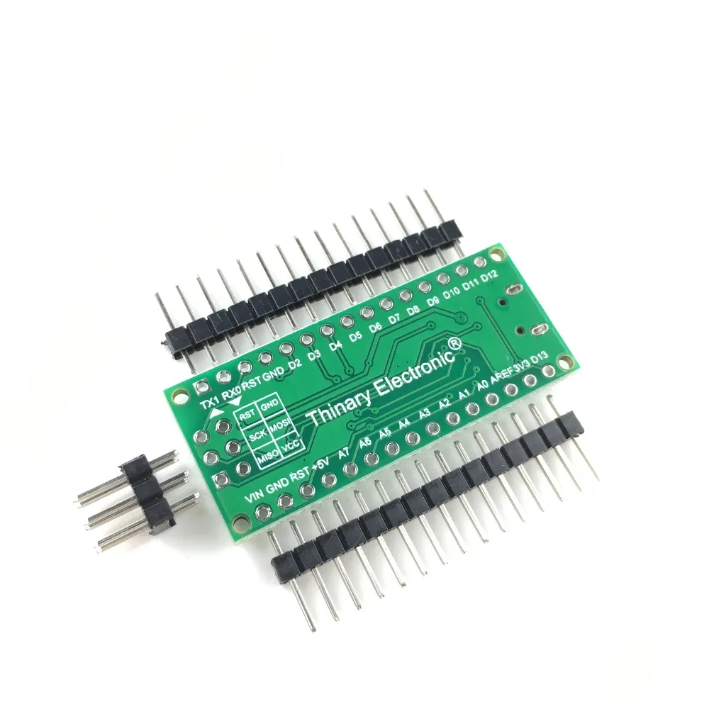 10 шт. Nano 3,0 контроллер совместим с arduino совместимый nano Atmega328 серии CH340 USB драйвер без кабеля NANO V3.0