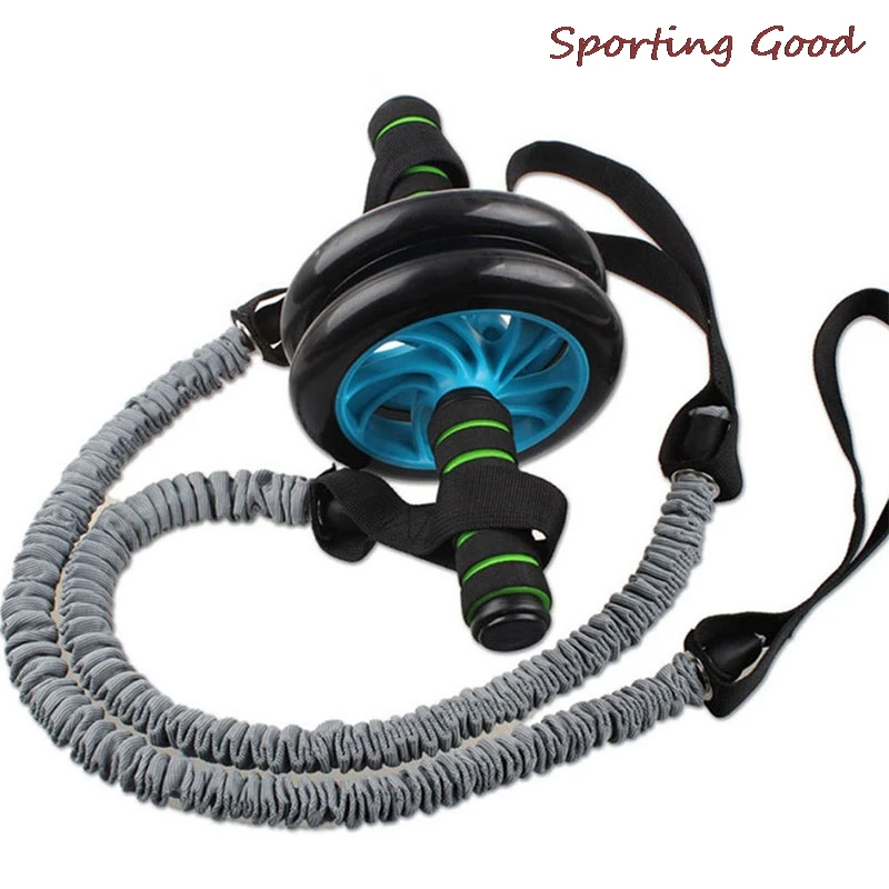 Ролик для пресса колеса канат перетягивания пояс похудения живота Фитнес