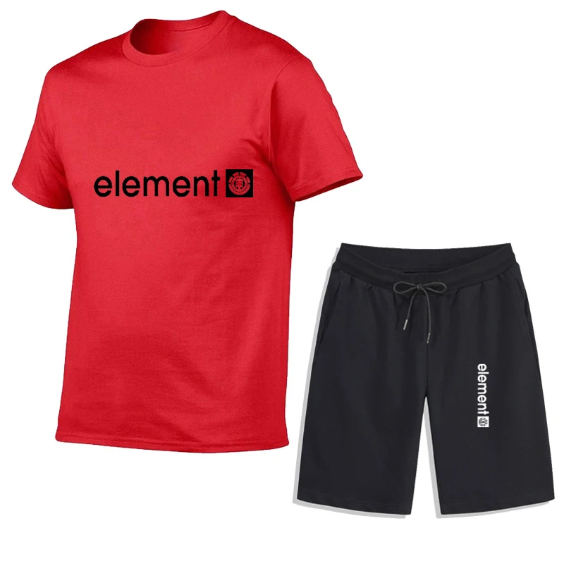 

Men Casual Set 2021 Fashion 2 PCS Sweat Suit Striped Short Sleeve T-shirt Shorts Sets Male Sportswear Tracksuit Summer Sportsuit