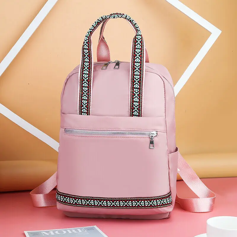 

Fashion Women Bag Oxford Travel School Backpack For Lady Drawstring Shoulder Bag Tassels Casual High Quality