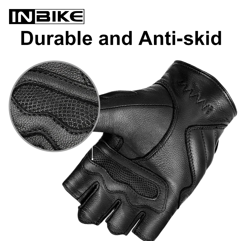 Мотоциклетные Перчатки INBIKE перчатки из козьей кожи защитная Экипировка
