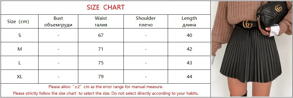 

WEPBEL Women Pleated Skirts A-line with Zipper Solid Color Sexy Skirts Fashion Female Street Style Casual Autumn Skirts Bottom