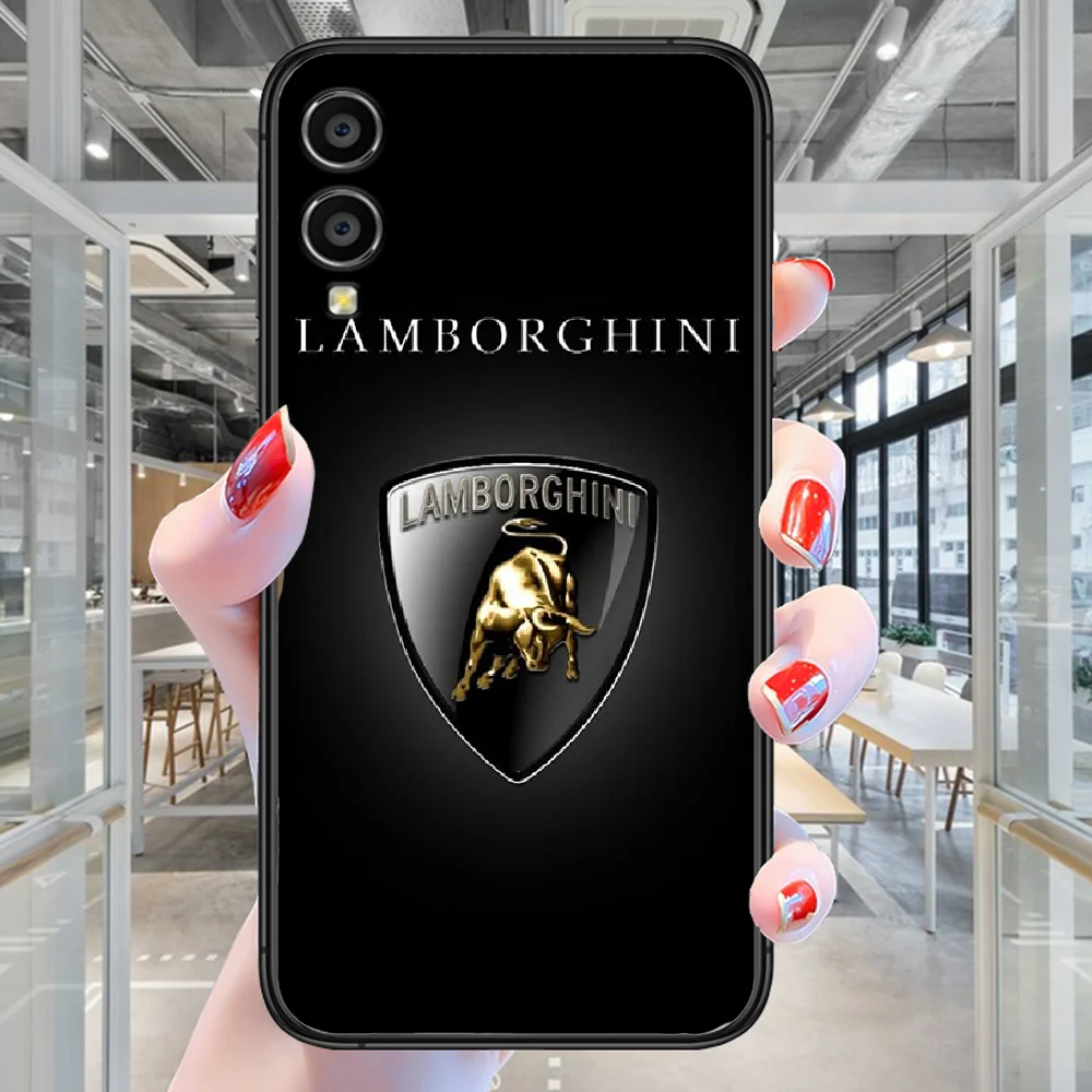 

Italy Luxury Supercar Sports Car Phone Case For Huawei Honor 6A 7A 7C 8 8A 8X 9 9X 10 10i 20 Lite Pro Play black Cell Soft Back
