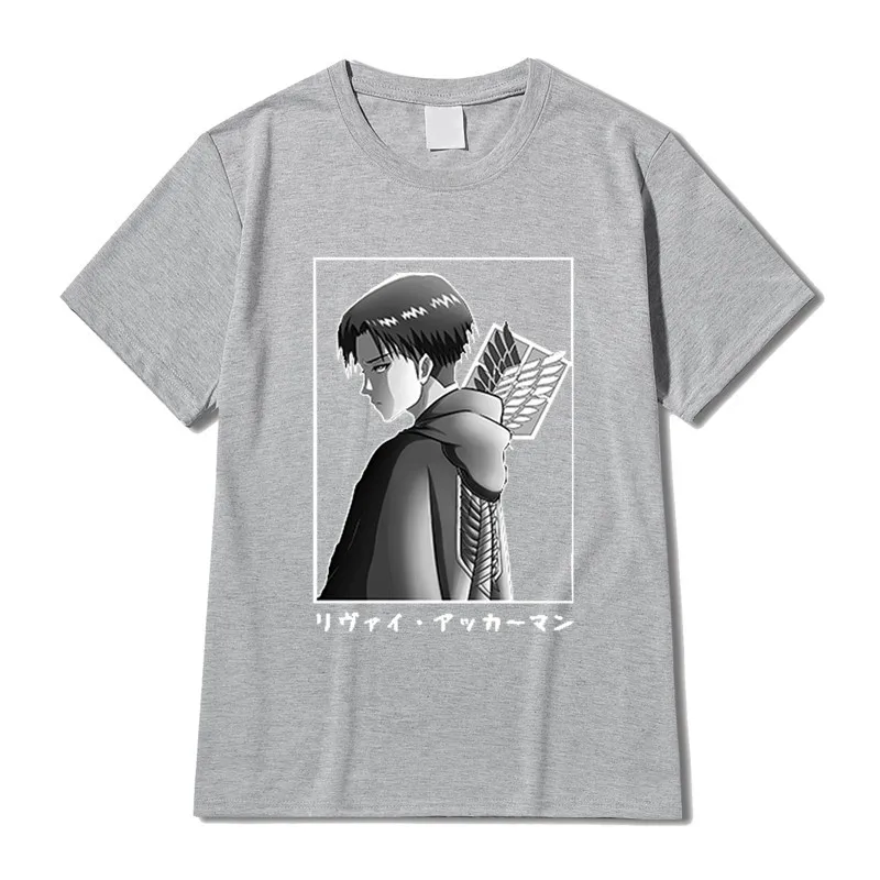 

Side view handsome anime 2021 Hot Japanese Hot-blooded Cartoon Anime Men's Summer Short Sleeve Janpanese Anime Unisex Tr