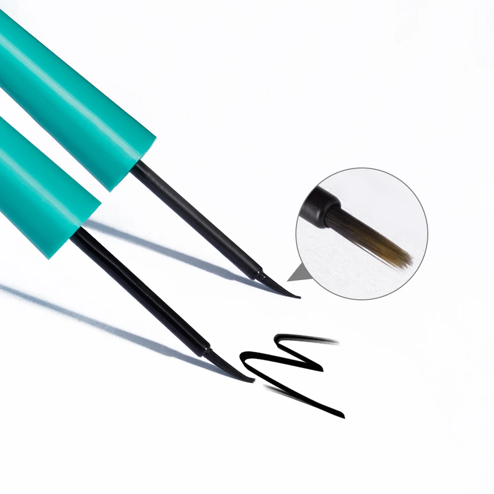 Подводка для глаз формирующая Питательная жидкость толстая черная водостойкая