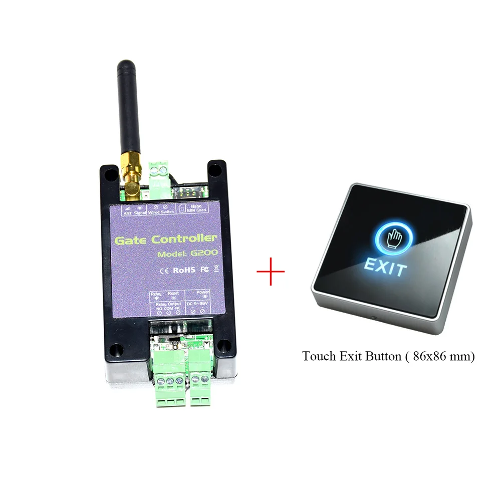 DC9-36V G200 gsm релейный переключатель контроллер до 200 авторизованный, Открыватель двери 2G/3g контроллер ворот - Цвет: 2G