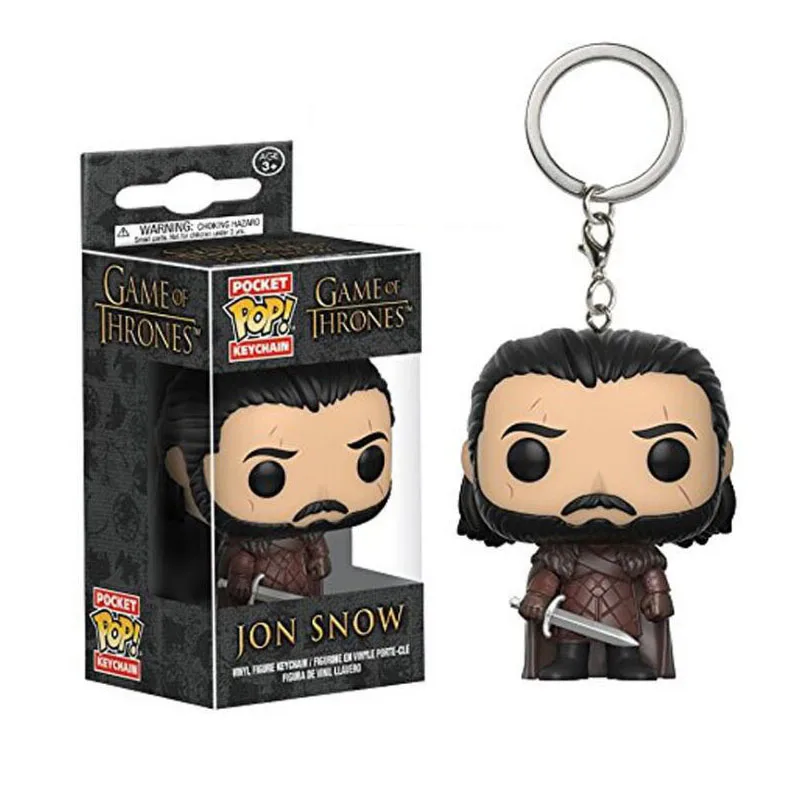 FUNKO POP Игра престолов Карманный Брелок Джон Сноу Тирион Дейенерис ночной король