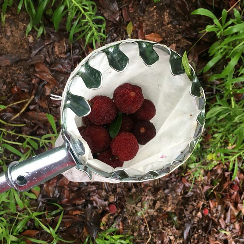 Přenosný košík na ovoce sběrač na ovoce pro sběr sklizně - Zahradní nářadí - Fotografie 4