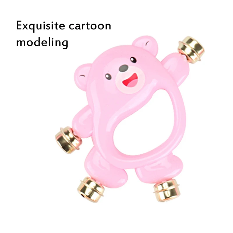 

Baby Toys Jingle Kids Children Bells Kawaii Hand Shake Bell Rattles Infant Early Educational Toy Color Random