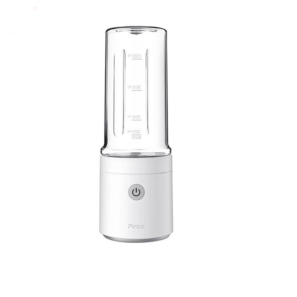 Белый Xiaomi Pinlo, 350 мл, портативная соковыжималка, соковыжималка, USB перезаряжаемая, для смузи, блендер, миксер, мини-чашка для сока - Цвет: Белый