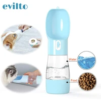 evilto pet dog water bottle portable water feeder bowl dog cat food feeding bottle for puppy travel drinking dog bowl pet suppli