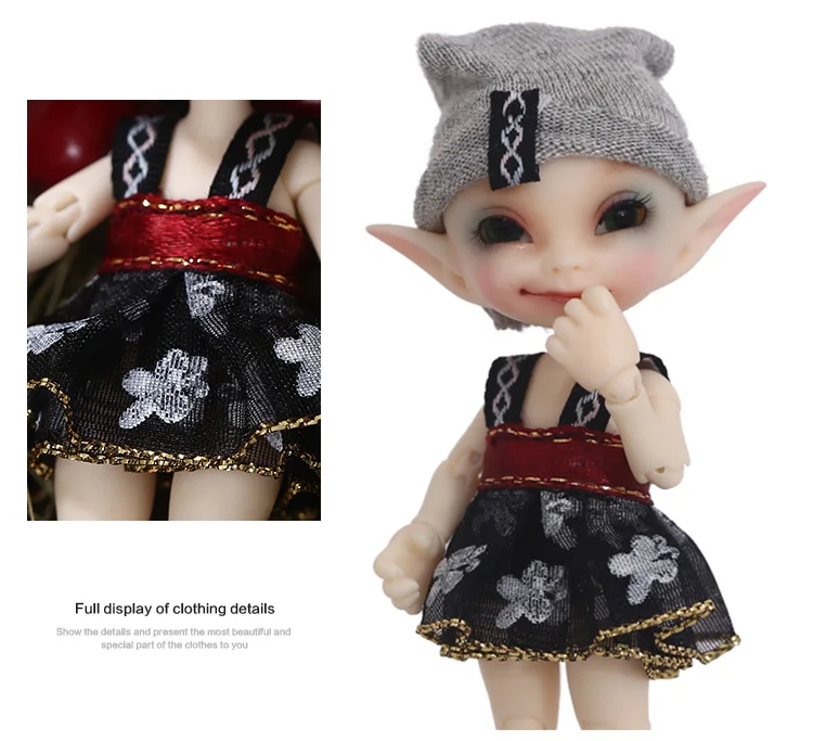 BJD кукольная одежда 1/13 милый костюм кукольная одежда для Realpuki Soso аксессуары для тела куклы Fairyland luodoll