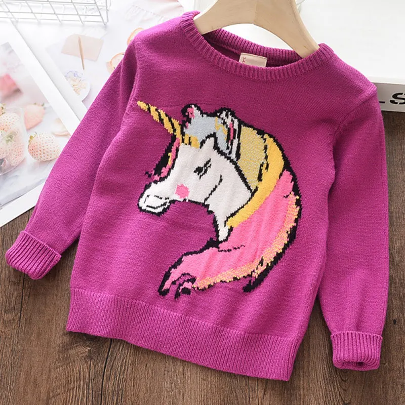 AX1269 Rose Red Keelorn/свитер для девочек; свитер с рисунком для малышей; модная детская одежда; Весенний свитер; свитера для маленьких девочек; вязаная одежда - Цвет: AX1269 Rose Red