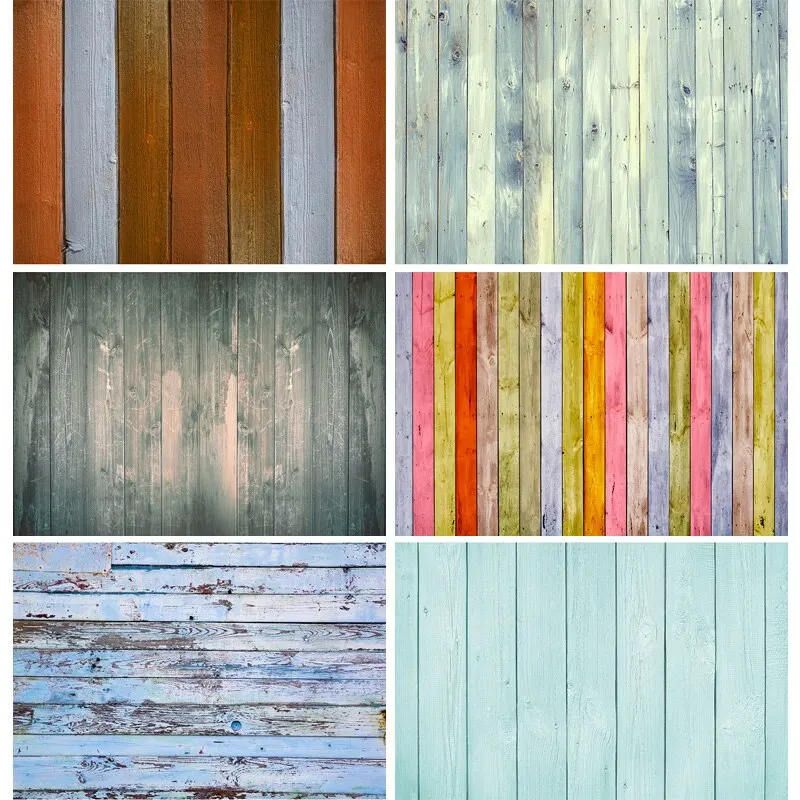 

SHUOZHIKE Vinyl Custom Board Texture Photography Background Wooden Planks Floor Photo Backdrops Studio Props 210305TMT-01