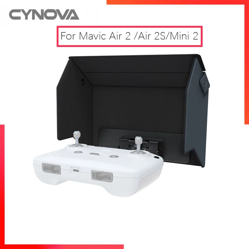 

Cynova Upgrade Mavic 3/Mavic Mini 2 Remote Control Cover Sun Shade Phone Monitor Hood For DJI Air 2S Sun Hood Drone Accessories