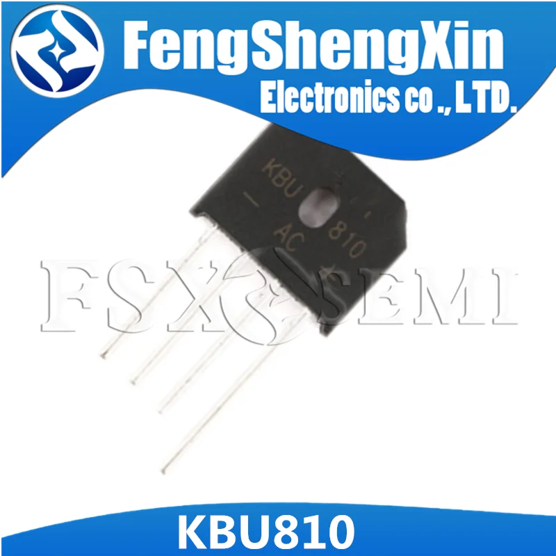 Мостовые выпрямители 5 шт./лот KBU606 KBU610 KBU806 KBU808 KBU810 KBU1010 KBU1510 KBU2510 KBU3510 DIP-4 - купить по