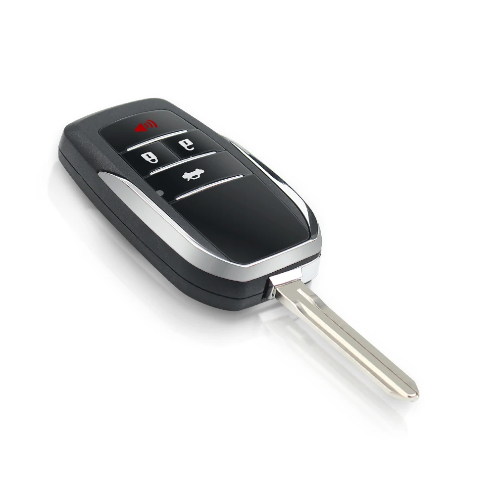 KEYYOU 3 + 1 кнопочный съемный сменный Сменный Чехол для автомобильного ключа Toyota Scion