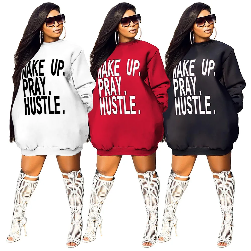 

Women's Hoodie Letter Oversized Sweatshirt Long Sleeve Jacket Keep Warm Coat