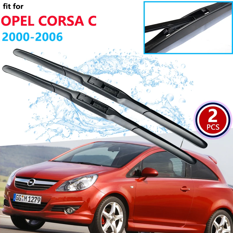 

Стеклоочистители переднего стекла для Vauxhall Opel Corsa C 2000 ~ 2006, автомобильные аксессуары, 2001 2002 2003 2004 2005