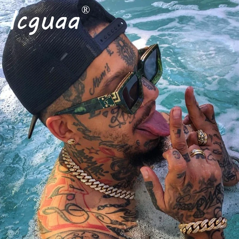 Солнцезащитные очки Квадратные унисекс в стиле ретро UV400 2021|Мужские