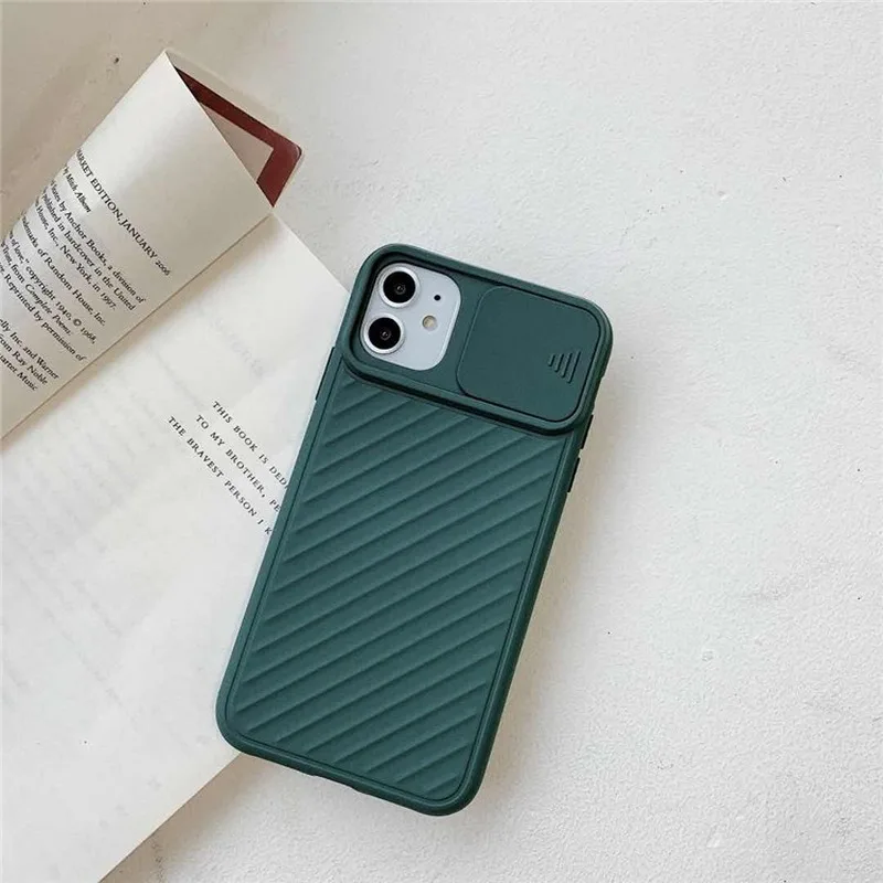 Защитный чехол для телефона с камерой IPhone 11 Pro X XR XS Max 7 8 Plus чехлы из ТПУ и силикона