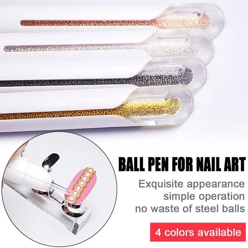 

Nail Art шариковая ручка 1 шт. Золотая и серебристая ШАРИКОВАЯ РУЧКА НОВАЯ Автоматическая указывая Ручка Нажмите с силой так, Нейл-арт ногтей Др...