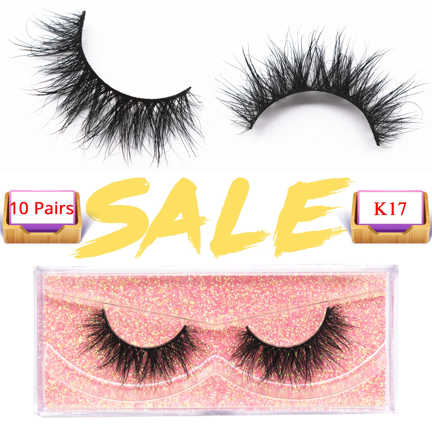 

10 Pairs Lashes Makeup faux cils Natural Long False Eyelashes Medium Volume Upper Fake Eyelash maquillaje Mink Lashes Wholesale