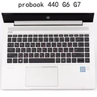 Силиконовый чехол для клавиатуры ноутбука HP probook 440, G6, G7, 14 дюймов, 2019, 2020, моющийся, Ultra-Touch, прозрачный протектор из ТПУ